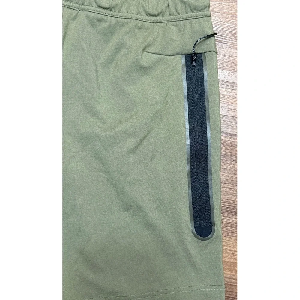 Nike Tech Fleece Sportswear Lightweight Shorts Green (DX0828-222) Men's Sz L